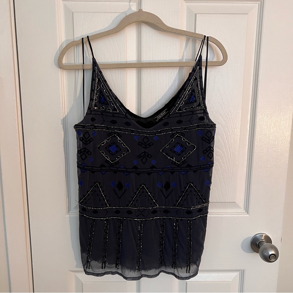 Lucky Brand Beaded / Embroidered Tank (US S)
